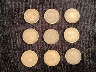 LOTE 48 MONEDAS 1 PESETA 1947 ESTADO ESPAÑOL