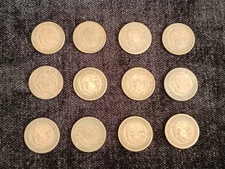 LOTE 48 MONEDAS 1 PESETA 1947 ESTADO ESPAÑOL
