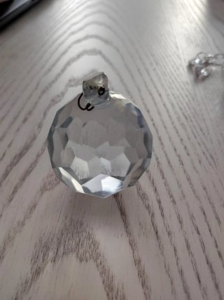Bola de cristal para lámpara antigua