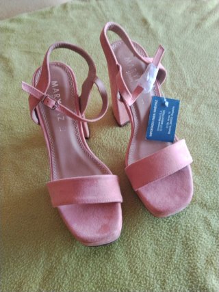 Sandalias Marypaz salmón talla 38 nuevas