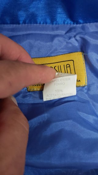 Conjunto Vestido Fiesta y Chaqueta Azulón