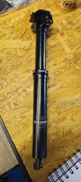 Tija telescópica para bicicleta Ks Rage