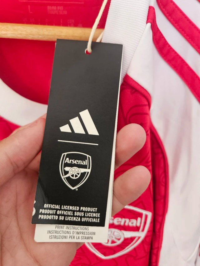 Camiseta Arsenal Larga Talla L 25/26
