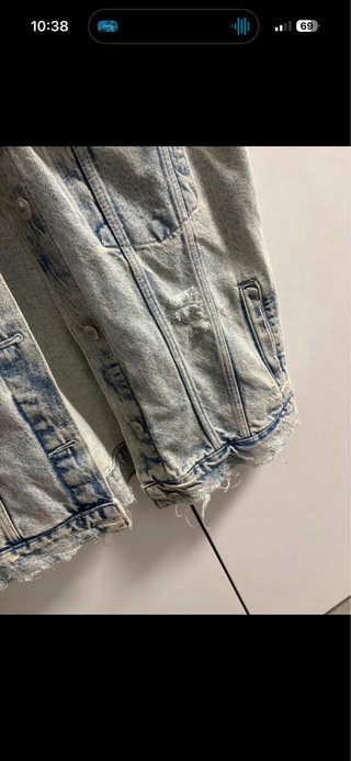 Chaleco vaquero oversize
