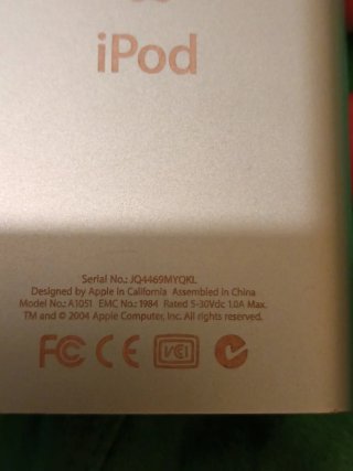 Apple iPod Dorado