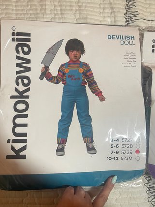 Disfraz Devilish Doll Talla 7-9