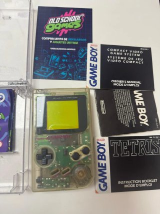 Nintendo Game Boy Clásica Transparente