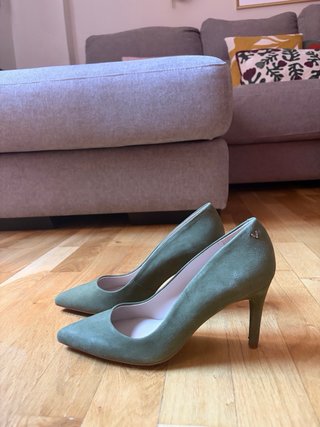Zapatos de ante Martinelli verde caza