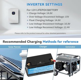 Batería KEPWORTH Litio 12V 100Ah