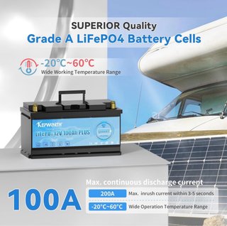 Batería KEPWORTH Litio 12V 100Ah