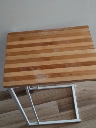Mesa auxiliar madera  y metal