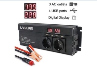 Inversor LVYUAN 1000W 12V a 230V/240V