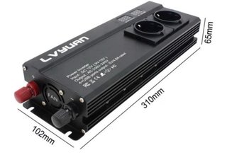 Inversor LVYUAN 1000W 12V a 230V/240V