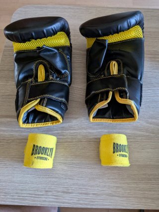 Guantes Fitboxing Brooklyn Talla M + Vendas