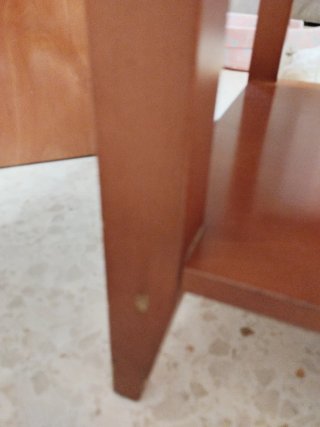 Mesa de centro madera y cristal