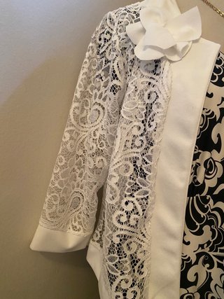 Vestido hecho a  mano y Chaqueta Encaje Verano