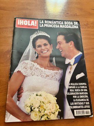 Revista Hola Boda Reina Magdalena