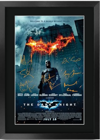 The Dark Knight Póster A3 Firmado