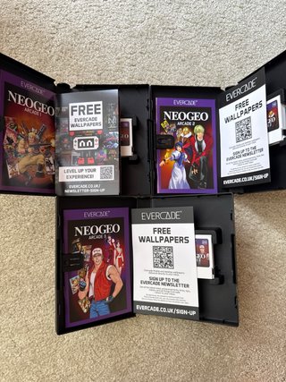 Pack Neogeo Evercade 1, 2 y 3