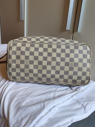 Borsa Louis Vuitton Neverfull MM Damier Azur
