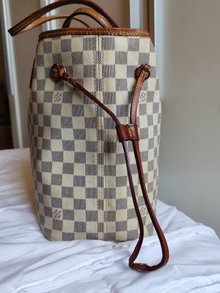 Borsa Louis Vuitton Neverfull MM Damier Azur