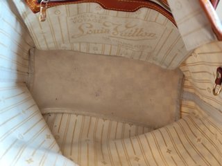 Borsa Louis Vuitton Neverfull MM Damier Azur