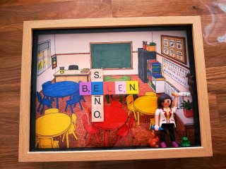 Regalo profesor Playmobil aula