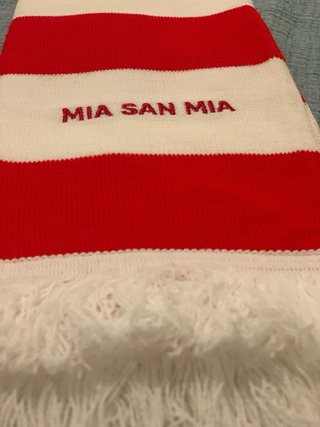 Bufanda FC Bayern München Roja y Blanca