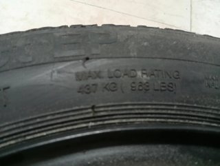 4 Llantas con neumáticos Opel.