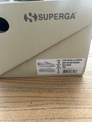Zapatillas Superga 2750 Metallic Napa Talla 39