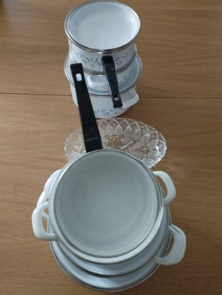 Batteria da Cucina Vintage Smaltata