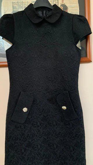 Vestito nero corto tg S