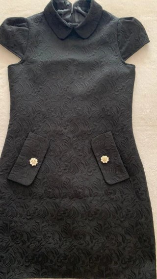 Vestito nero corto tg S