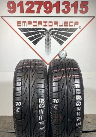 -175 60 14 H PIRELLI RUEDA AL 90% VIDA UTIL