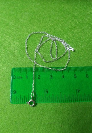 Cadena de 35cm de Plata de Ley