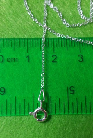 Cadena de 35cm de Plata de Ley