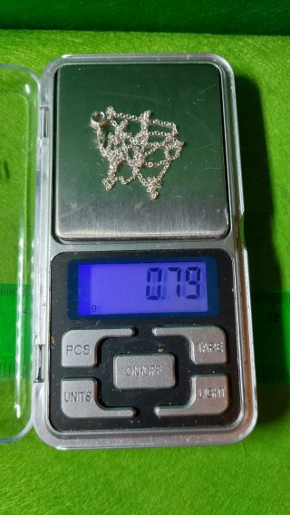Cadena de 35cm de Plata de Ley