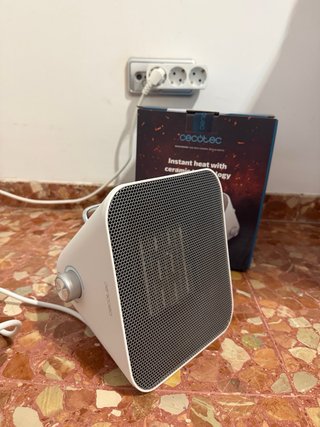 Stufa Cecotec Bianca in Ceramica