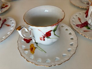 Juego de té/café Luminarc vintage - 8 tazas