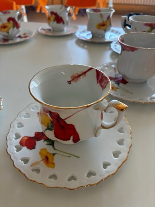 Juego de té/café Luminarc vintage - 8 tazas