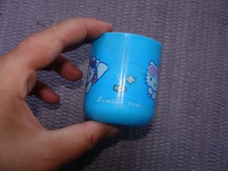 Copo Azul Hello Kitty Sanrio
