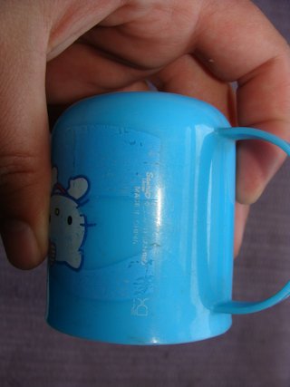 Copo Azul Hello Kitty Sanrio