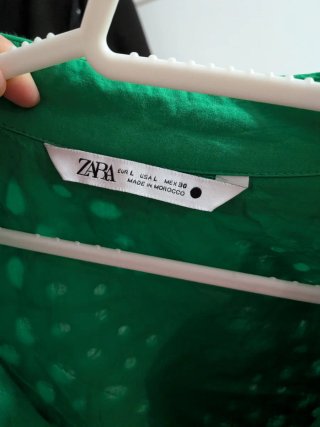 Vestido calado verde