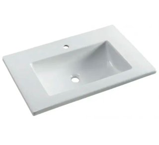 Encimera Lavabo Cerámica 80x45 Blanca Usada