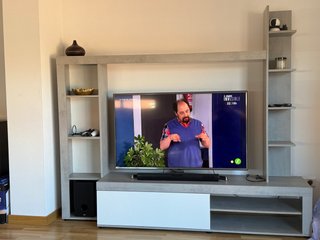Mueble Comedor Gris/Blanco + TV LG 55