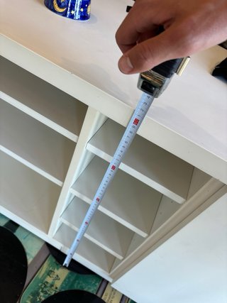 Cómoda salón blanca