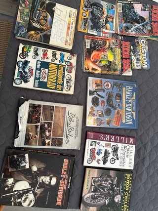 Lote de libros Harley-Davidson negociable