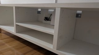 Mueble TV Besta Blanco