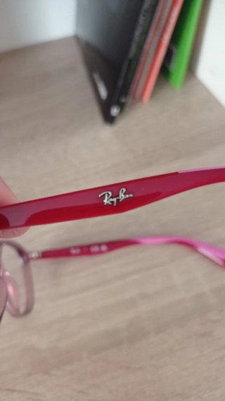 Gafas Ray-Ban Montura Rosa y Roja. (Niña)