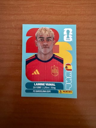 Cromo Lamine Yamal Mundial Panini